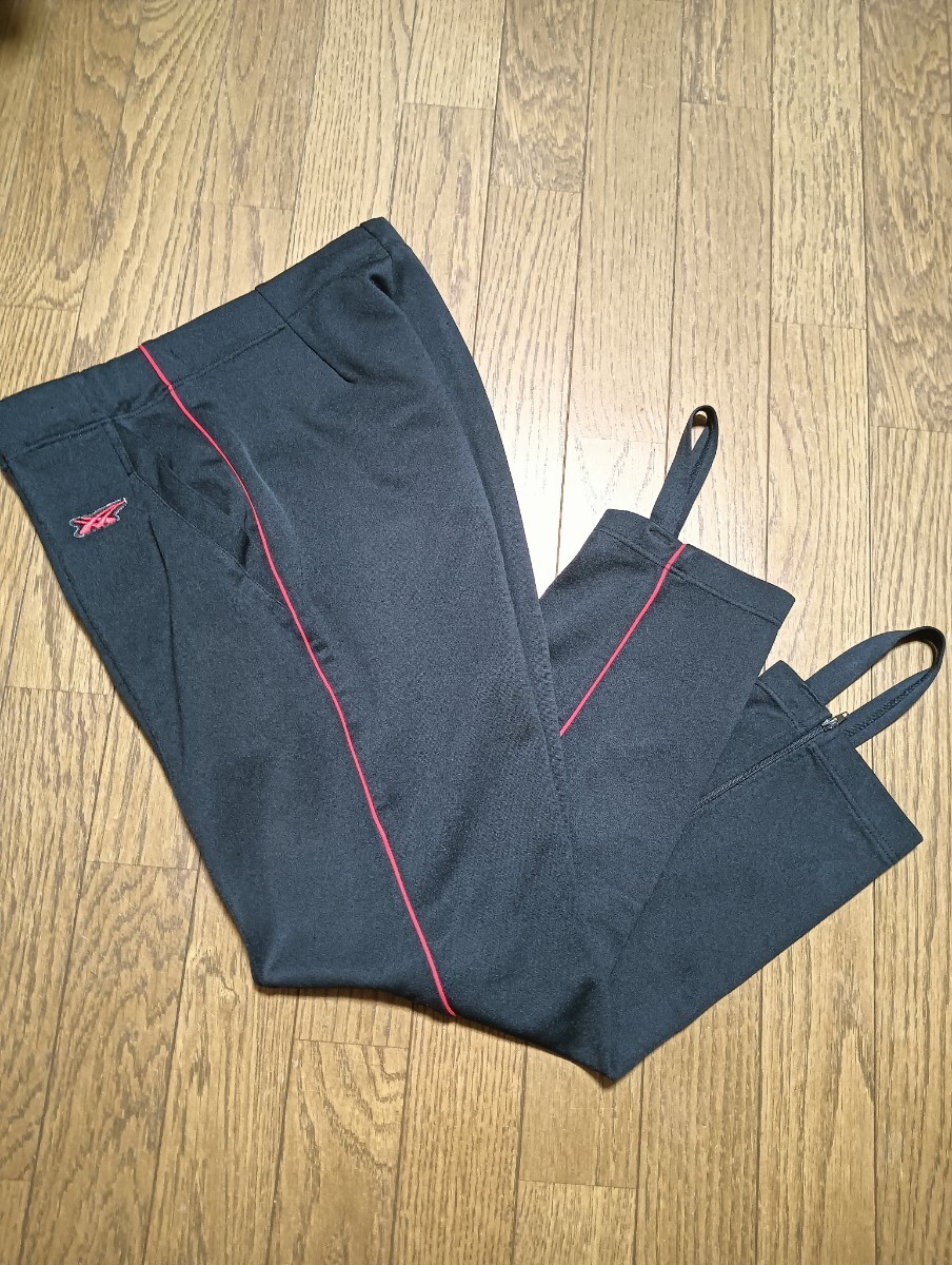 激レア80s ヴィンテージ★ ASICS アシックス ゴールドタイガー PAW ジャージパンツ 76cm (JASPO M)足かけ紐付き 日本製拍卖