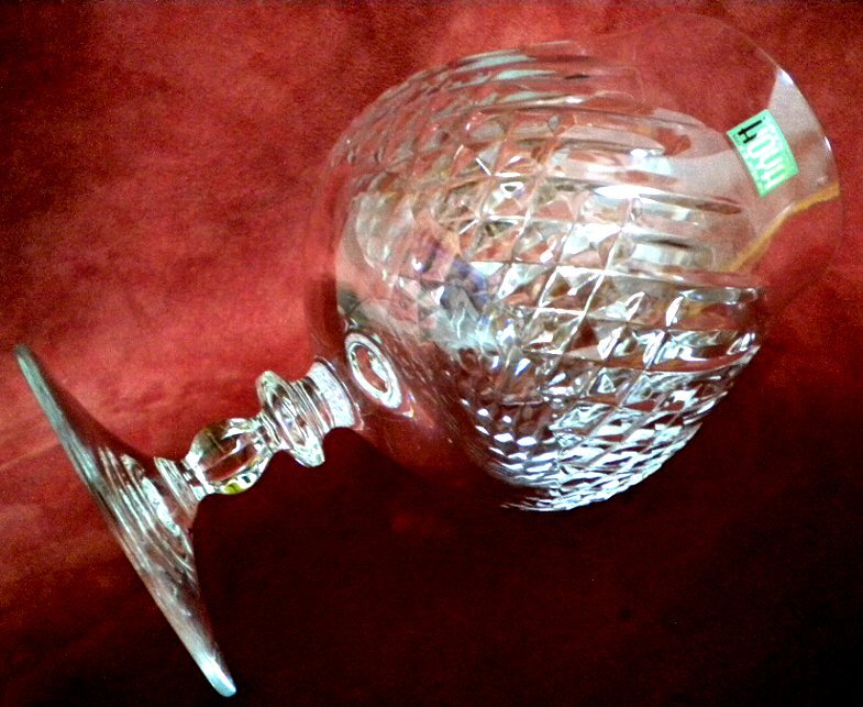 売切 HOYA クリスタル ブランデーグラス大 1客 容量380cc C/F、纏購入特典有 寸法:φ上68/中91/下72×H146mm、重量330g、口元厚1.3mm拍卖