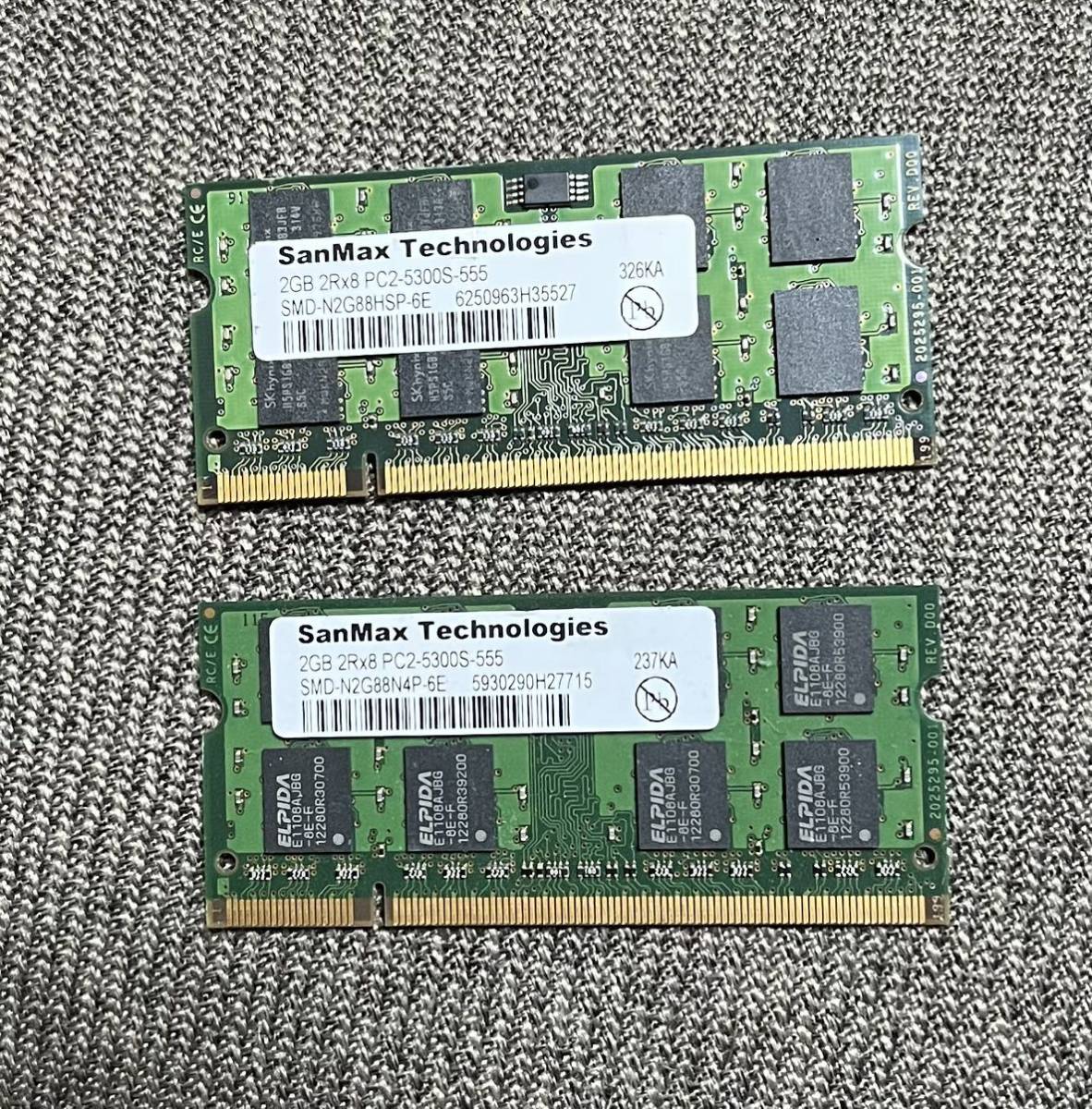 SanMax PC2-5300S 2G2 4G拍卖