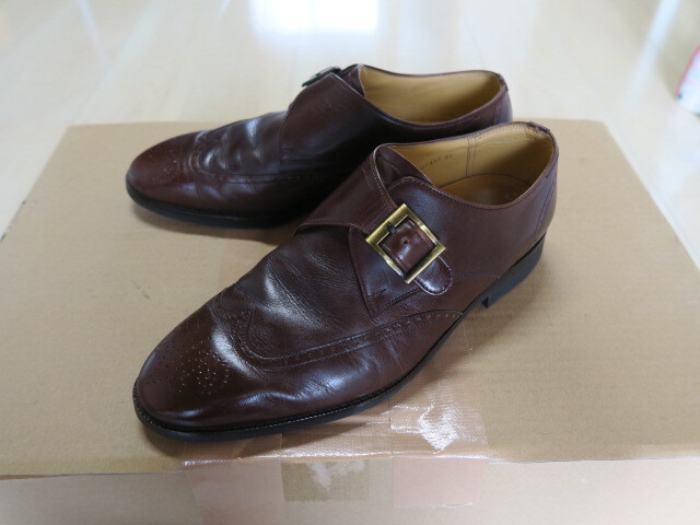 バーバリー Burberry ビジネスシューズ サイズ25cm BU-1457 (ダークブラウン)中古美品拍卖