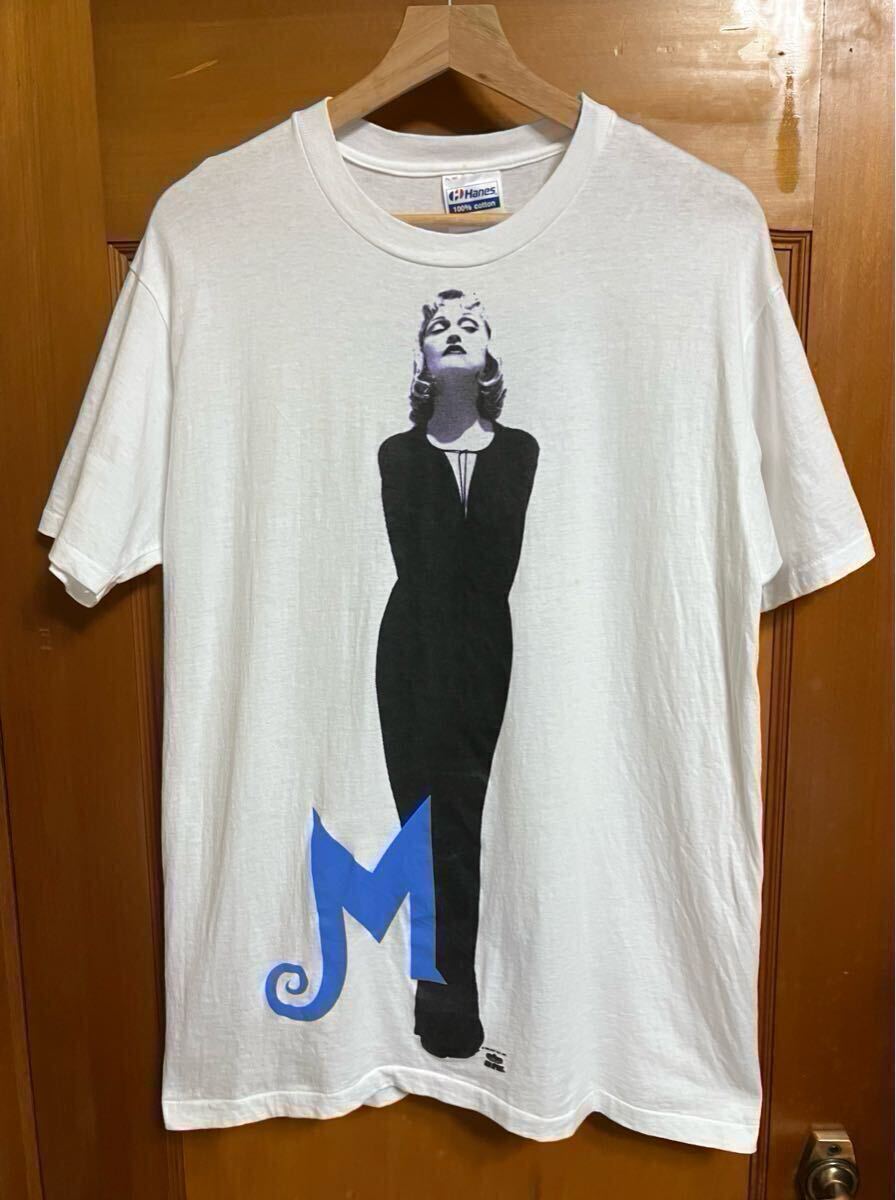 80s 90s ビンテージ 93年 希少 マドンナ ツアーTシャツ オリジナル USA製 size L MADONNA シングルステッチ 当時物拍卖