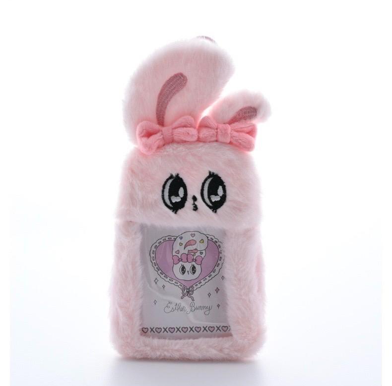 エスターバニー 定期入れ ウサギ トレカケース トレカホルダー ピンク 韓国限定拍卖