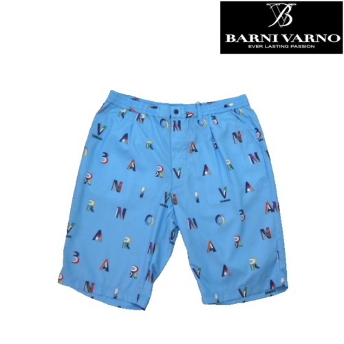 【2025春夏新作SALE】バーニヴァーノ/BARNIVARNO 春夏物 短パン LLサイズ 259-サックス系拍卖