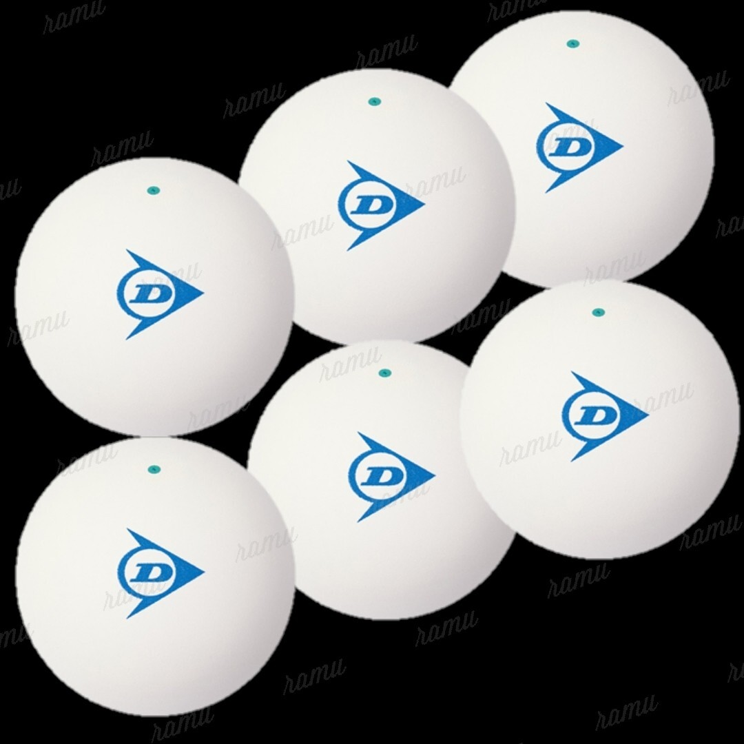 【新品】ダンロップ ソフトテニスボール6個拍卖