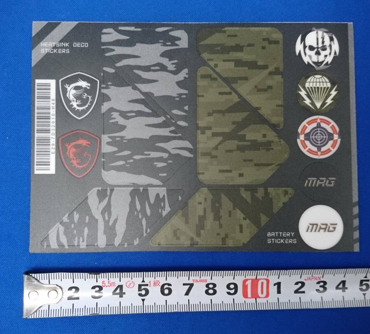 「msi MAG Z690 TOMAHAWK WIFI DDR4」に付属のステッカー シール拍卖