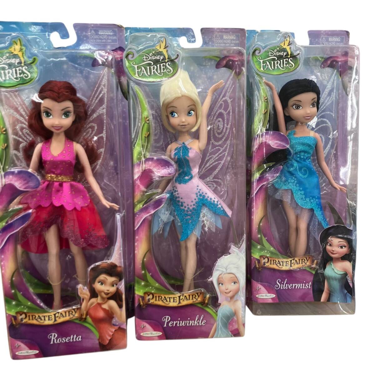 186001 現状品 Disney ディズニー フィギュア Silvermist・Rosetta・Periwinkle 3点まとめ売り拍卖