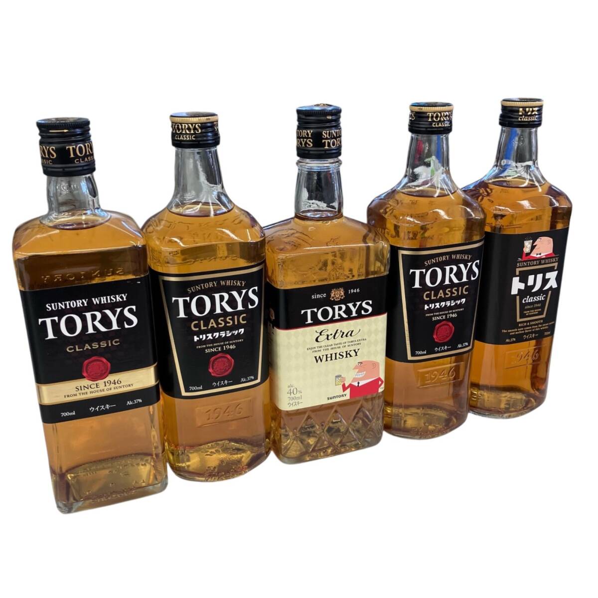 186000 トリス ハイボール ウイスキー 5本セット 37%〜40% 700ml拍卖