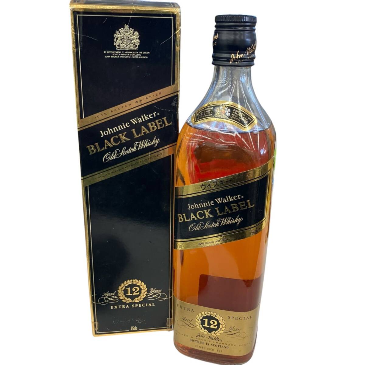186000 Johnnie Walker ジョニーウォーカー 12年 ブラックラベル拍卖