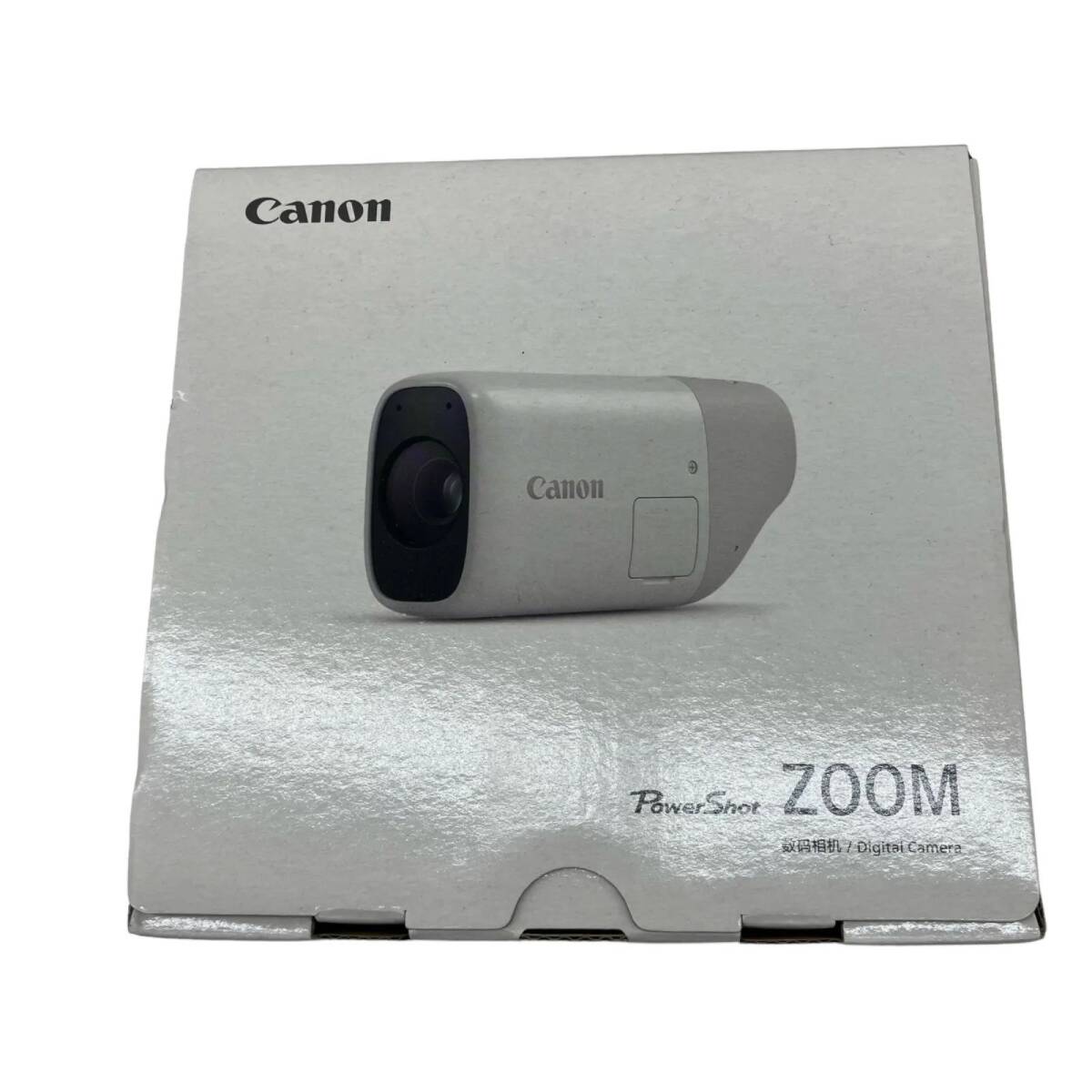 186000 ジャンク品 Canon キヤノン デジタルカメラ Pawer Shot ZOOM 白 コンパクトデジタルカメラ拍卖