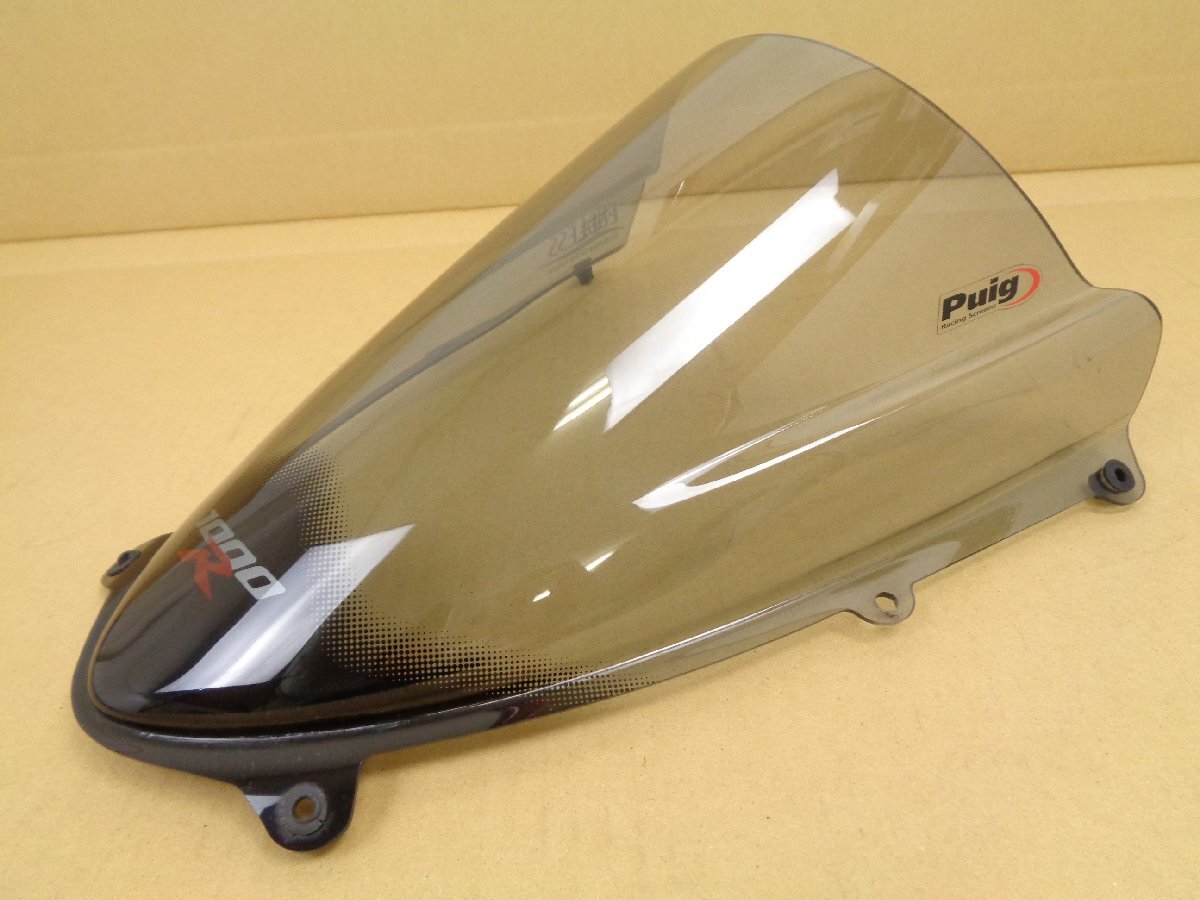 GSX-R1000 K9 L1 L2 L3 L4 L5 L6 09-16 Puig プーチ レーシング スモーク スクリーン 良品【G577】拍卖