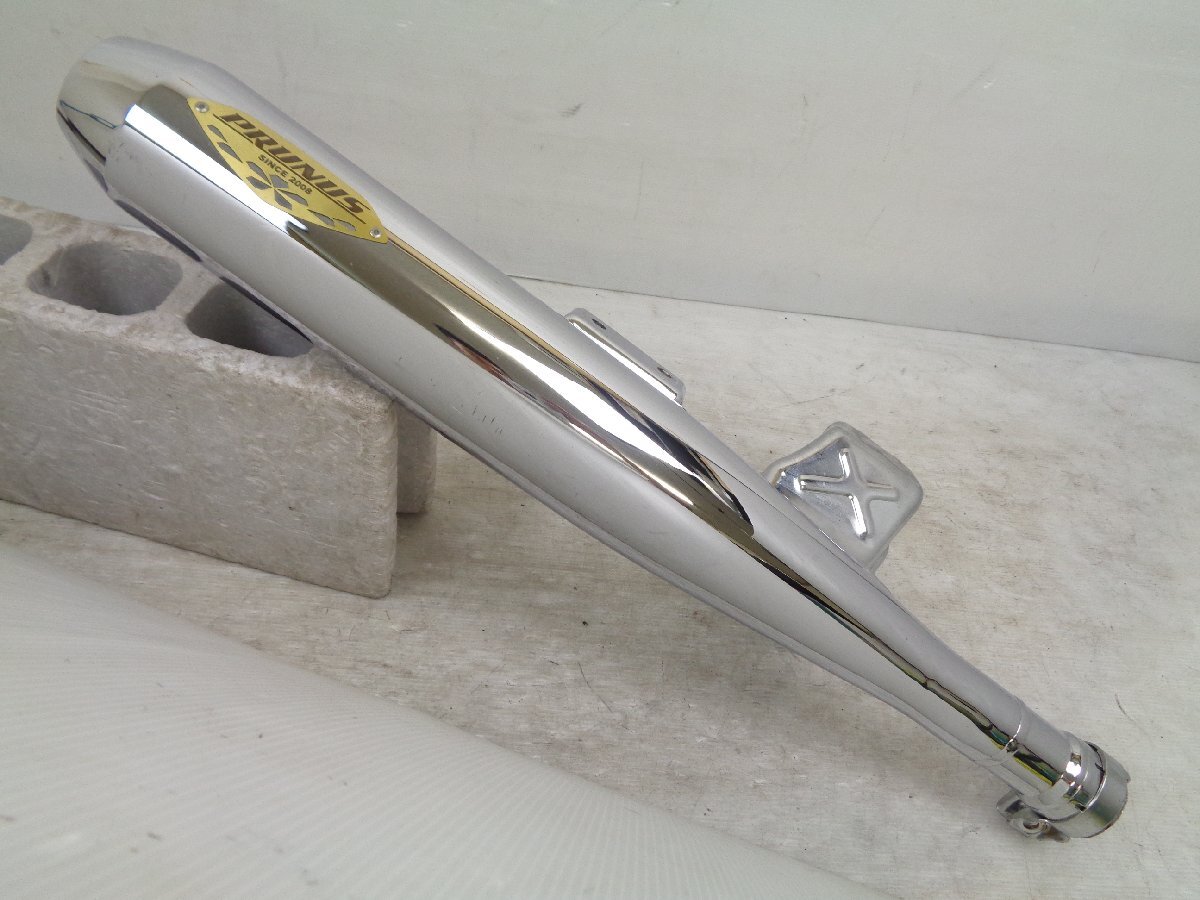 SR400 RH16J Fi 18-22 ワイズギア サクラ工業 PRUNUS プラナス メガホン スリップオン サイレンサー マフラー 良品【G601】拍卖