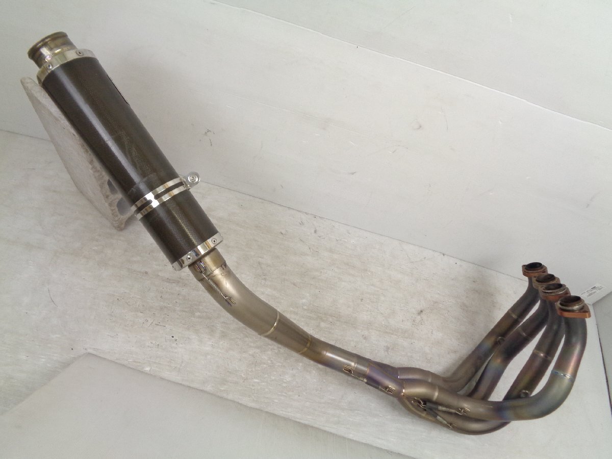 Z1000 ZRT00A 03-06 ストライカー チタン 4-2-1 エキゾーストパイプ カーボン サイレンサー マフラー【G646】拍卖