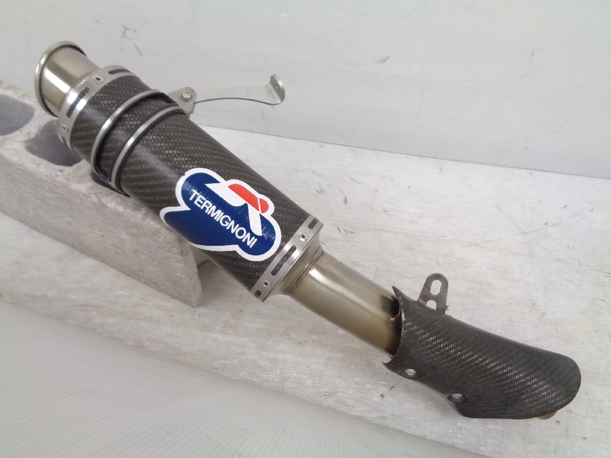YZF-R6 13S BN6 08-19 テルミニョーニ レーシング スリップオン サイレンサー マフラー カーボン 良品【F740】拍卖