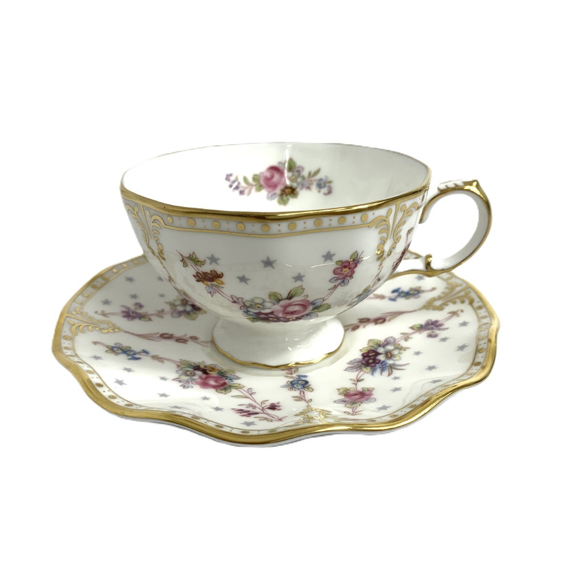 良好◆Royal Crown Derby ロイヤルクラウンダービー カップ&ソーサー ロイヤルアントワネット拍卖