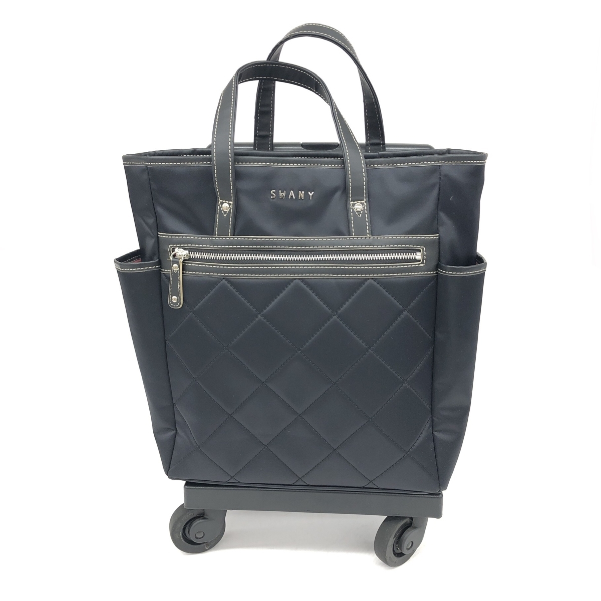 ◆SWANY スワニー キャリーバッグ ブラック ユニセックス拍卖