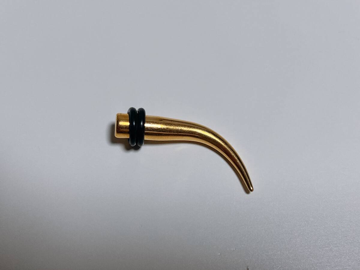 2G エキスパンダー 拡張器 ボディピアス サージカルステンレス ゴールド拍卖