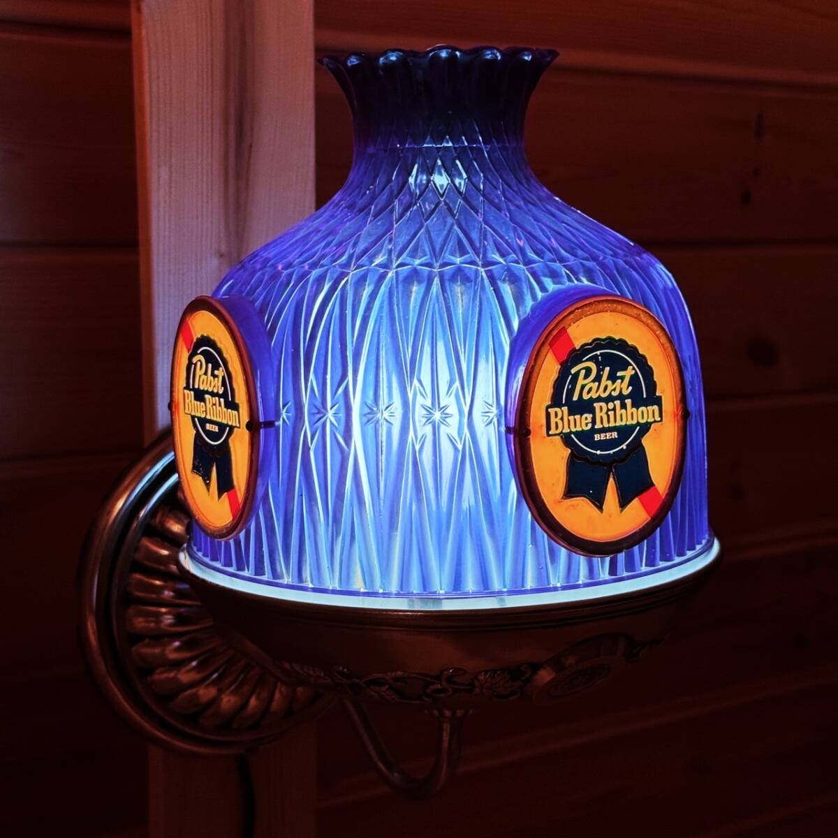 Pabst Blue Ribbon 壁掛け 照明 パブスト ビール ライト ランプ ビンテージ 60's アメリカンダイナー拍卖