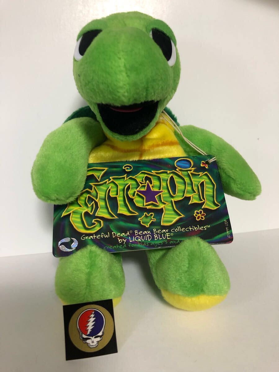 グレイトフルデッドベア★TERRAPIN テラピン★ぬいぐるみ カメ★grateful dead bear★デッドベア★ステッカー付き拍卖