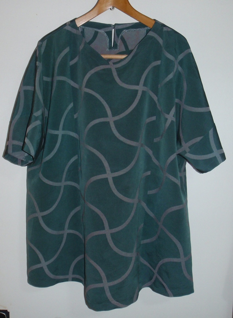 ハンドメイド レトロ着物リメイク チュニック 正絹 拍卖