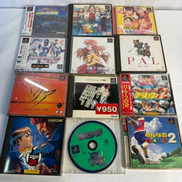 PS プレイステーション 12本 まとめ みんなのゴルフ2 デジモンワールド PAL ゲームソフト 新品3本 動作未確認 長期保管品 c F2 R7801拍卖