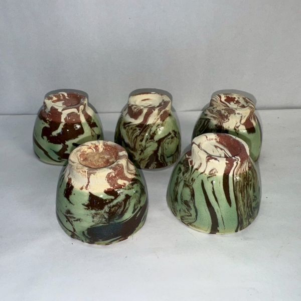 お猪口 ぐい飲み 5個セット まとめ売り 陶器 和食器 酒器 おちょこ ぐいのみ 盃 長期保管品 M2o R7801拍卖