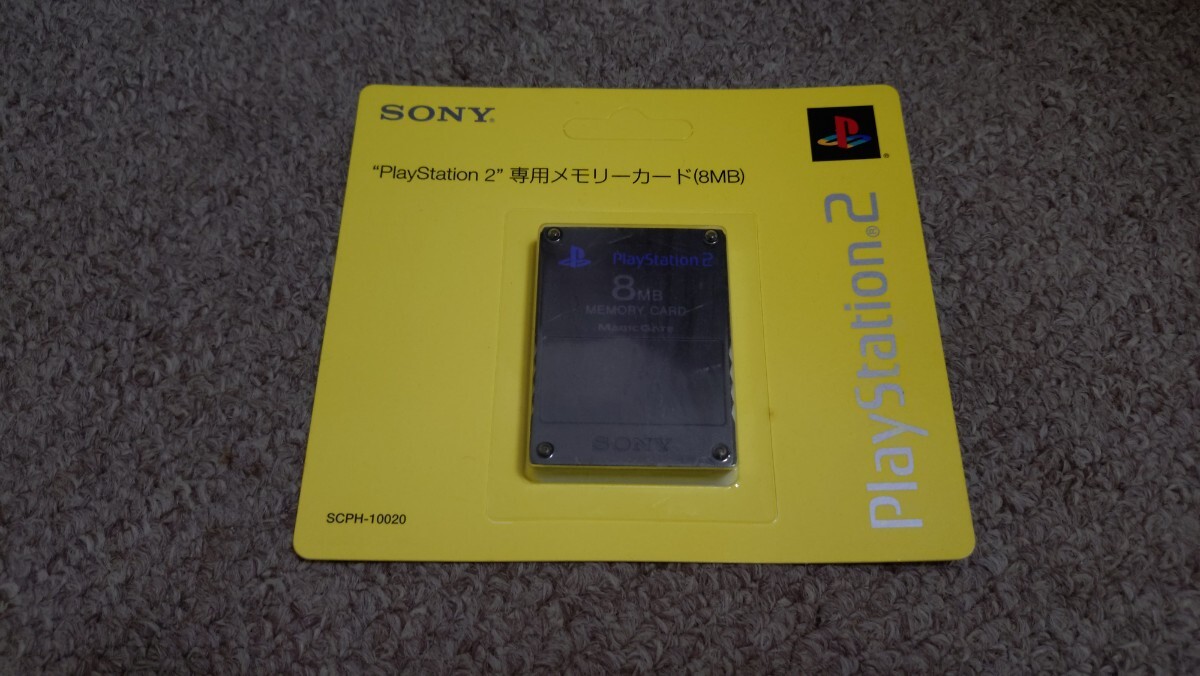 PS2★ソニー純正メモリーカード SCPH−10020★新品未開封拍卖