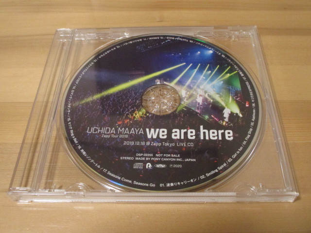 内田真礼 / UCHIDA MAAYA Zepp Tour 2019「we are here」きゃにめ特典Live CD 即決拍卖