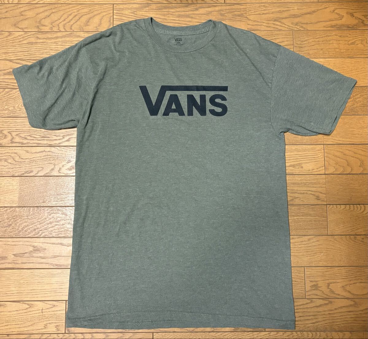 VANS MEN’S SHORT SLEEVE T-SHIRTS size-L(着丈7756) 中古(美品) 送料無料 NCNR拍卖