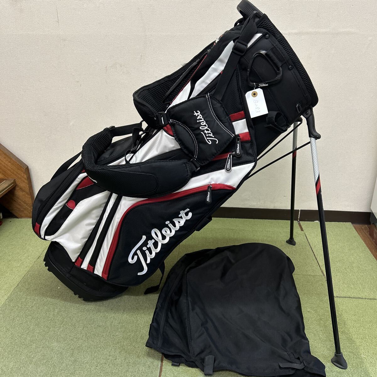 B253 状態良好 タイトリスト 14割口 スタンドキャディーバック拍卖