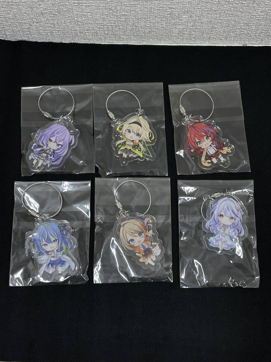 【未開封品】:ななしいんく 緋翼のクロスピース パーティ編成アクキー全6種セット ハーフアニバーサリー アクリルキーホルダー(20250807)拍卖