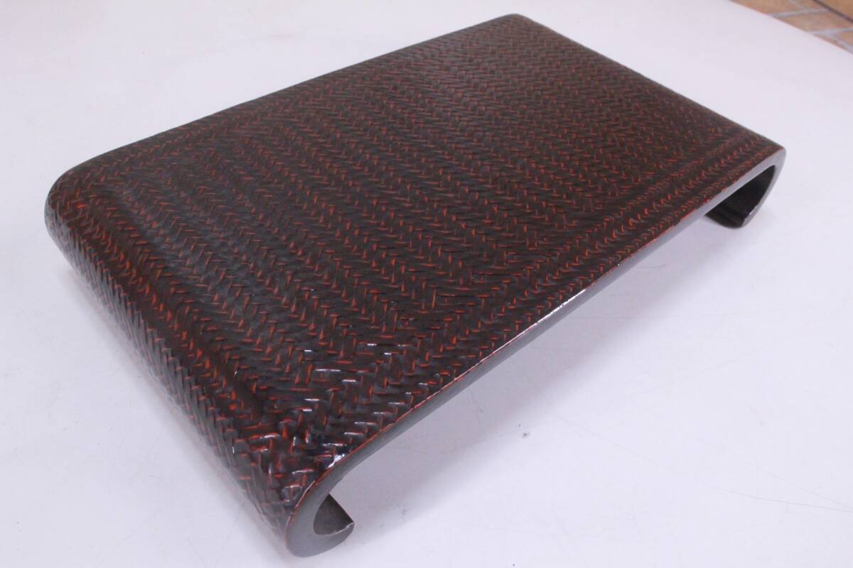 レトロ! 花台 飾台 詳細不明 籃胎漆器 蔵出し品 詳細不明現状品■(Z3675)拍卖