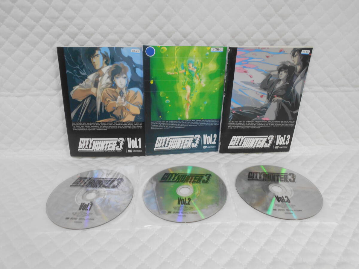 レンタルDVD CITY HUNTER シティーハンター 3 全3巻 *2巻ジャケット、カラーコピー <11>拍卖