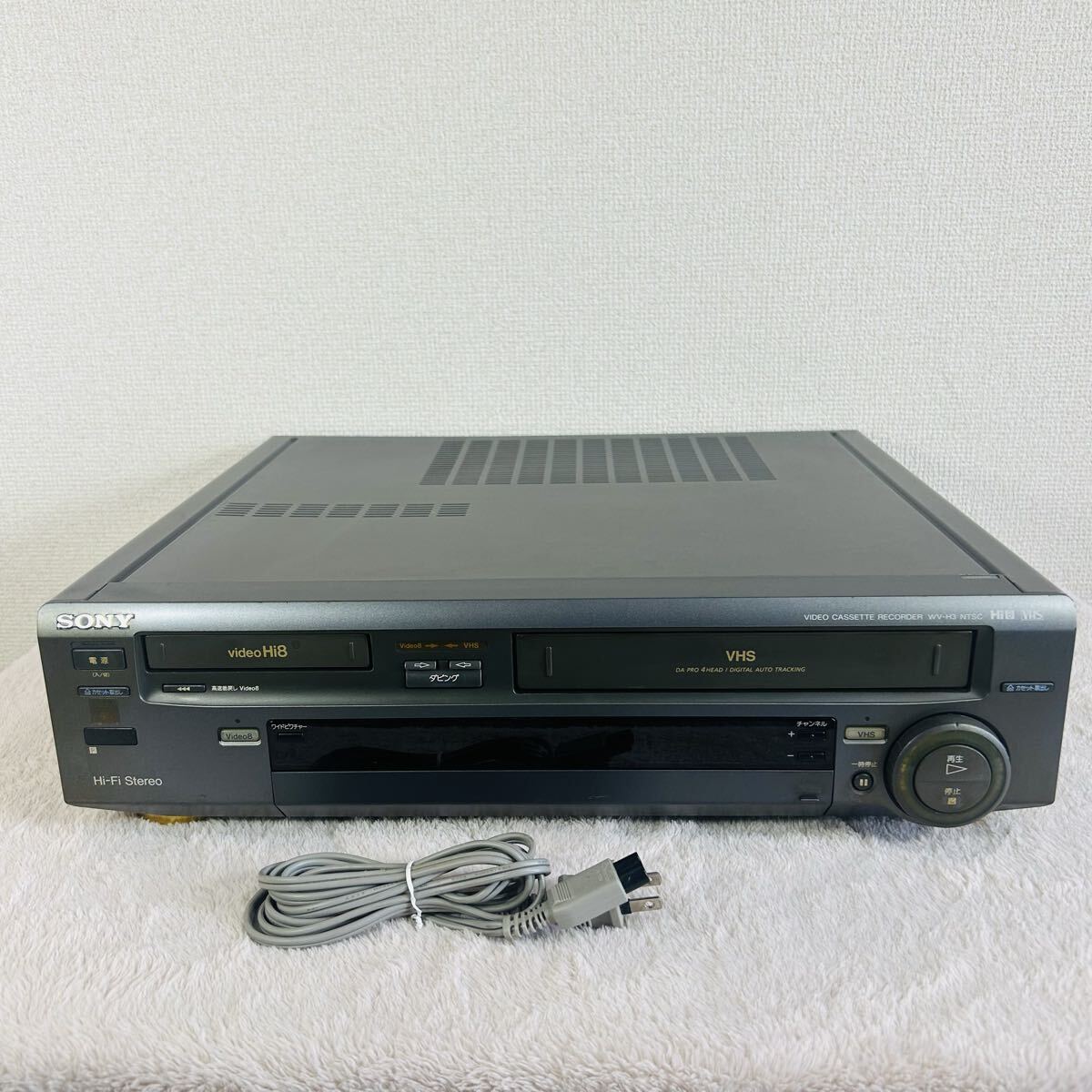 SONY ソニー WV-H3 Hi-Fi Stereo Video8/VHSデッキ ジャンク品拍卖