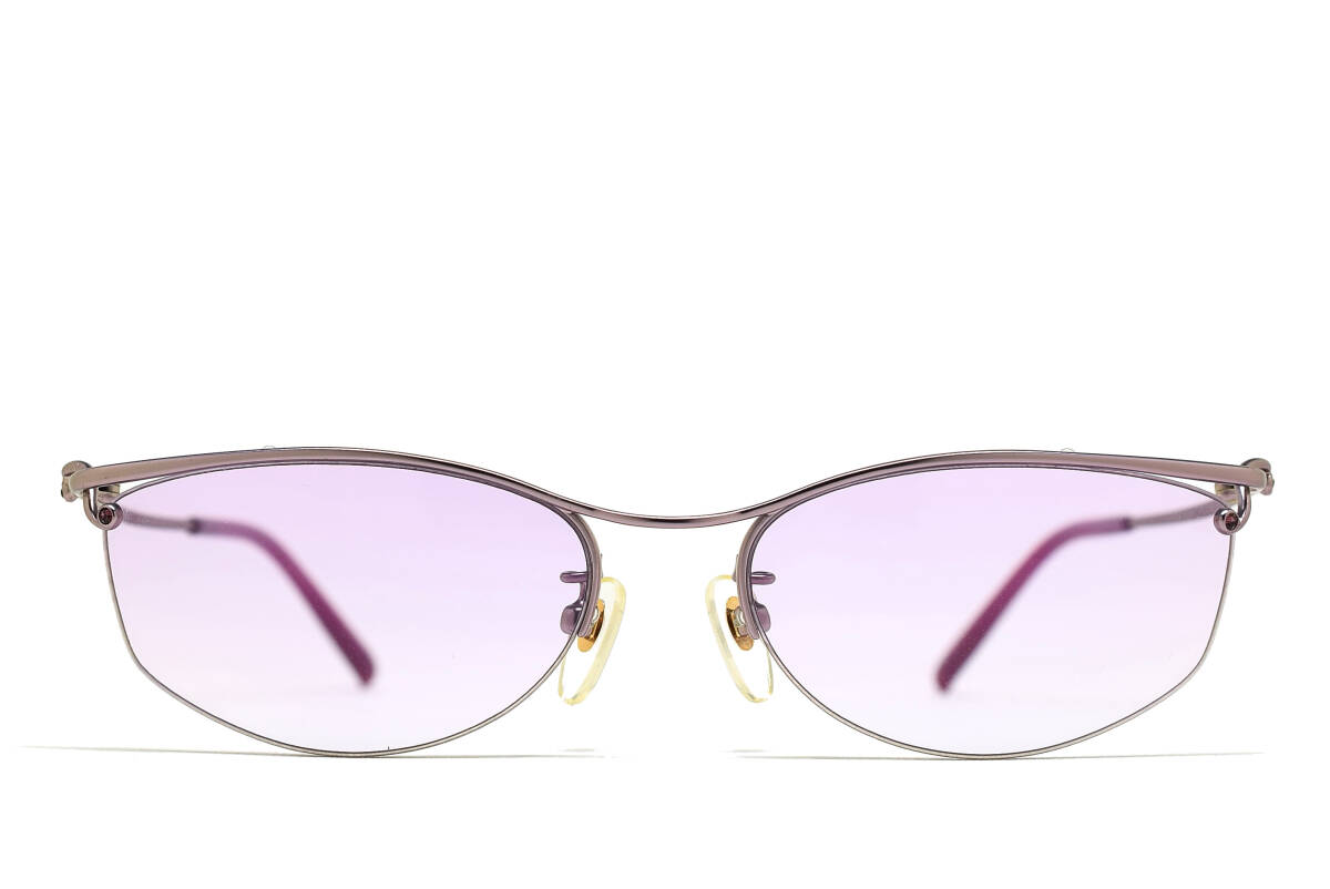 デッドストック VALENTINO CHRISTY VC-907 53-16 ハーフリム サングラス ヴィンテージ 拍卖