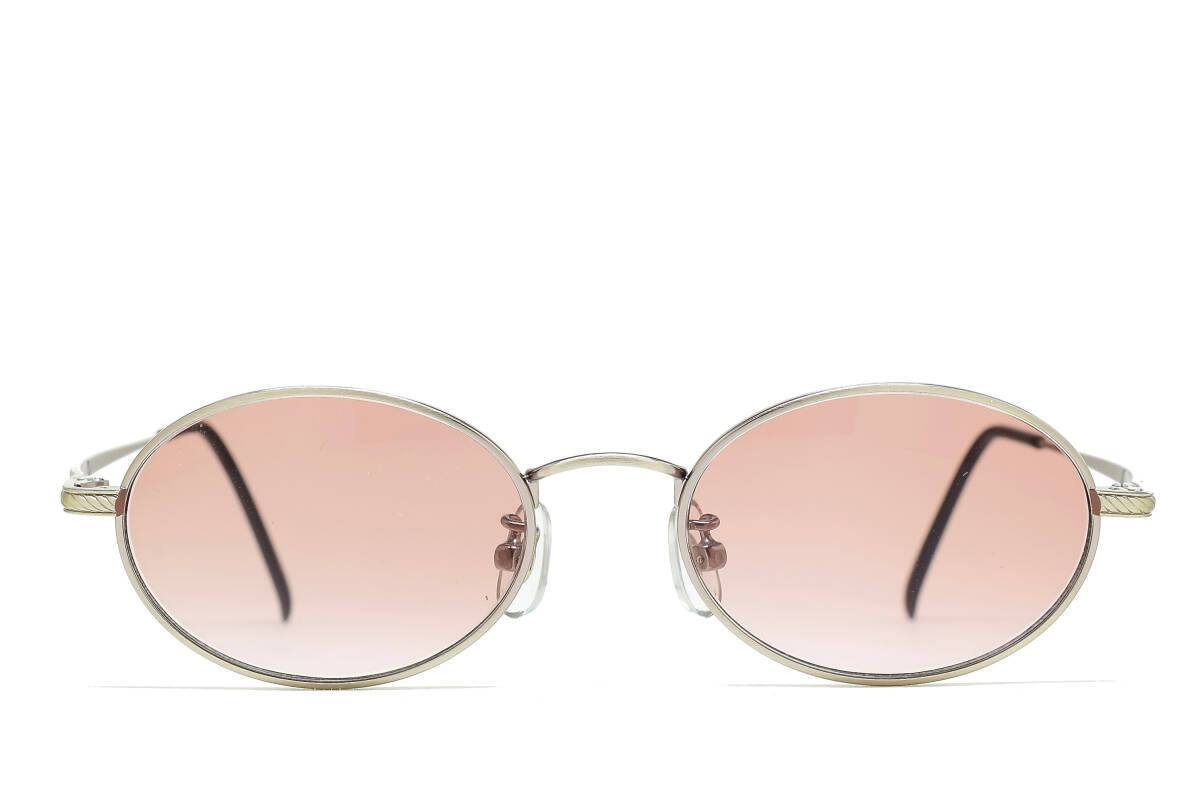 デッドストック TRAD HOUSE TH-261 48-17 オーバル サングラス ヴィンテージ マットシルバー拍卖