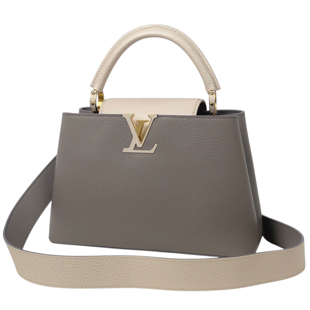 ルイ・ヴィトン Louis Vuitton カプシーヌ MM 2WAY ショルダーバッグ ハンドバッグ トリヨン スティーブルグレー M21296 レディース 中古拍卖