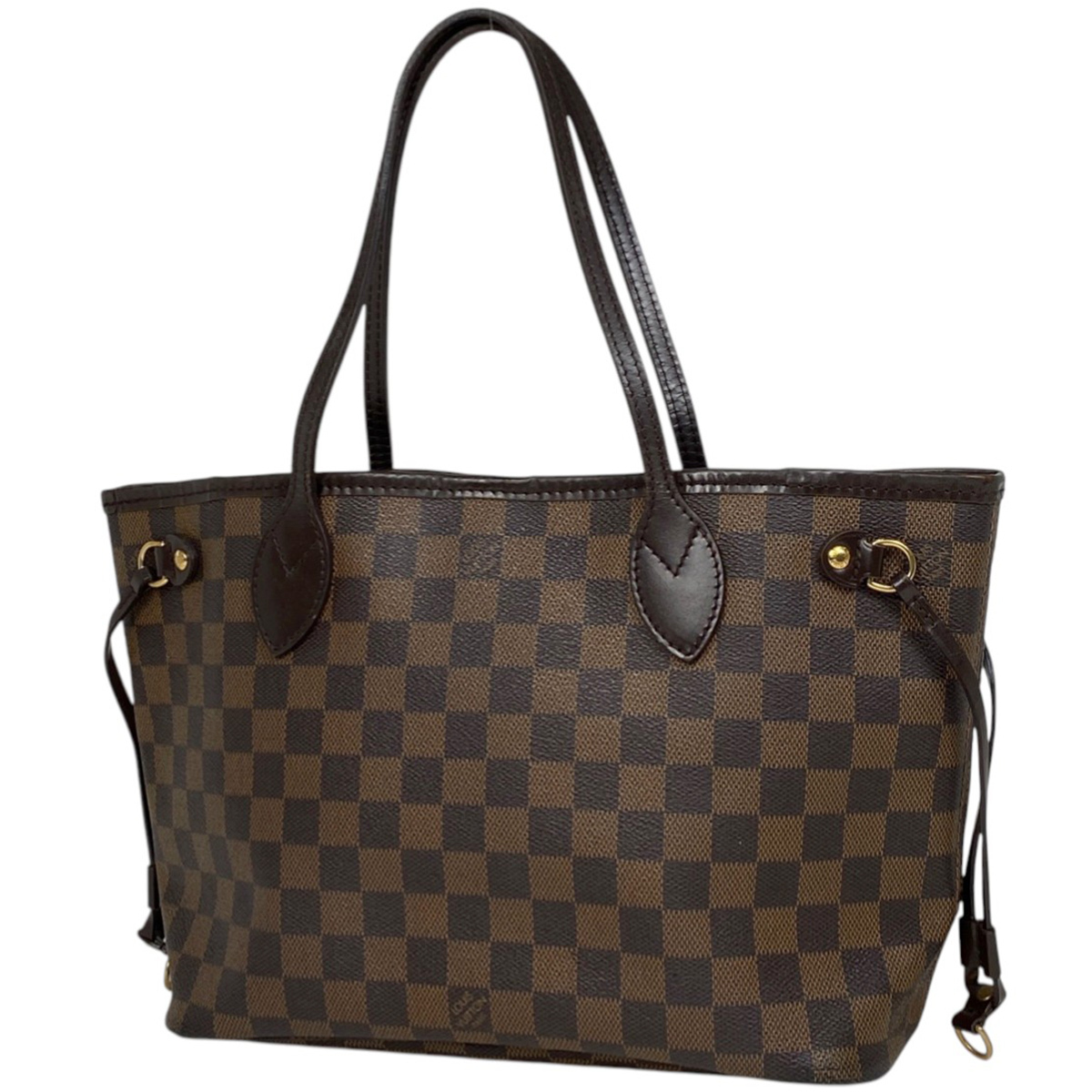 ルイ・ヴィトン Louis Vuitton ネヴァーフル PM ハンドバッグ ショッピング トートバッグ ダミエ ブラウン N51109 レディース 【中古】拍卖