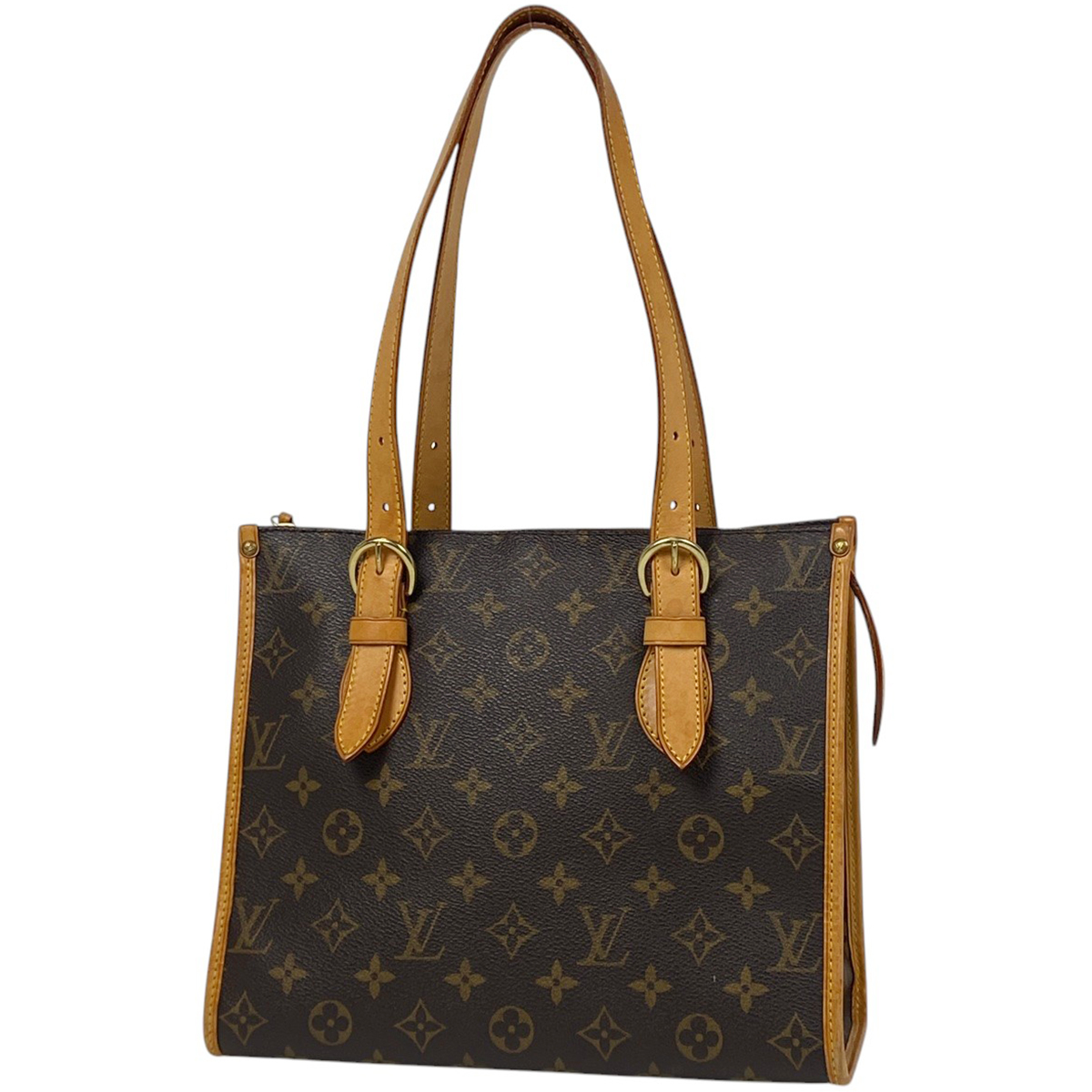 ルイ・ヴィトン Louis Vuitton ポパンクール・オ ショルダーバッグ 肩掛け ハンドバッグ モノグラム ブラウン M40007 レディース 【中古】拍卖