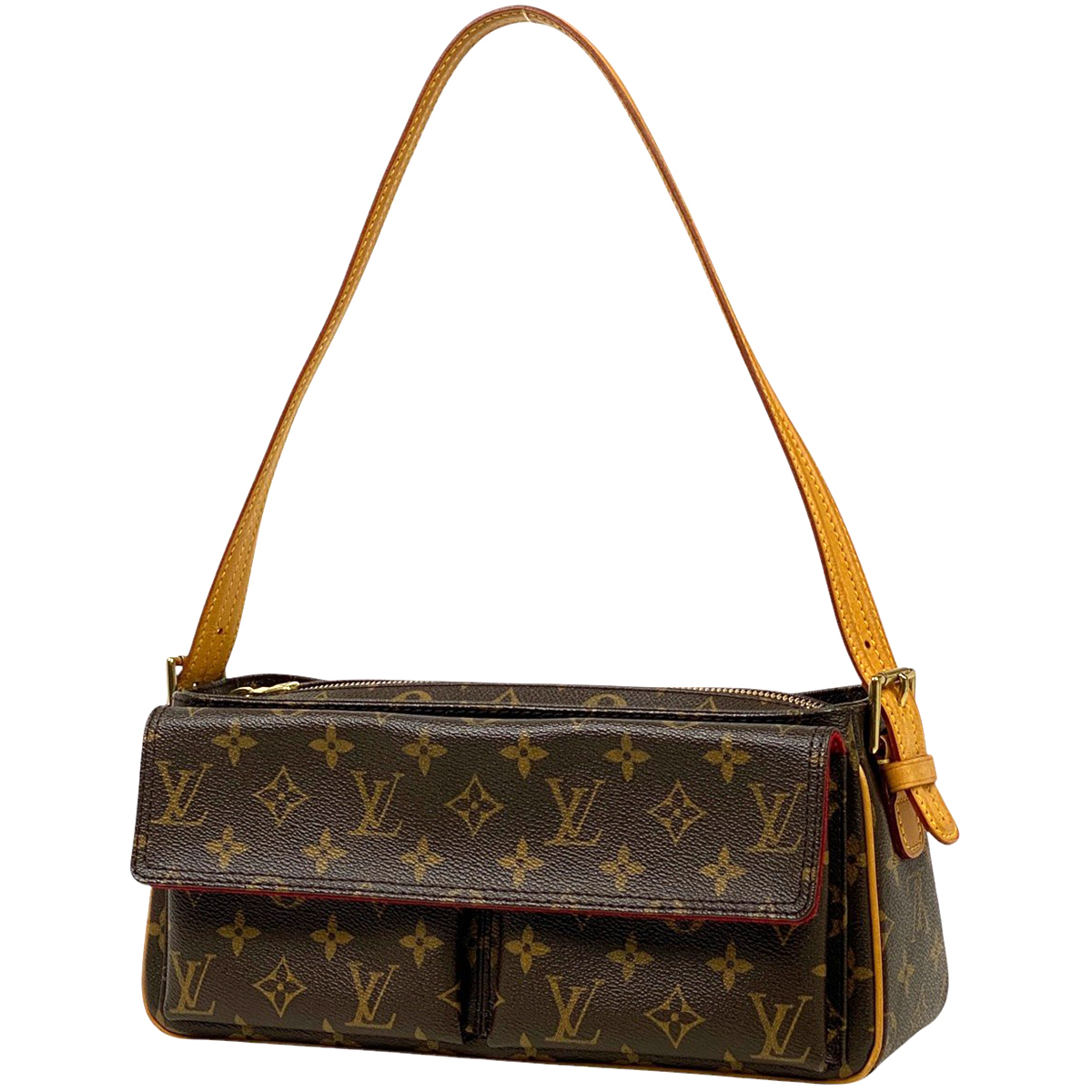 ルイ・ヴィトン Louis Vuitton ヴィバ シテ MM ワンショルダー ハンドバッグ ショルダーバッグ モノグラム ブラウン M51164 レディー 中古拍卖
