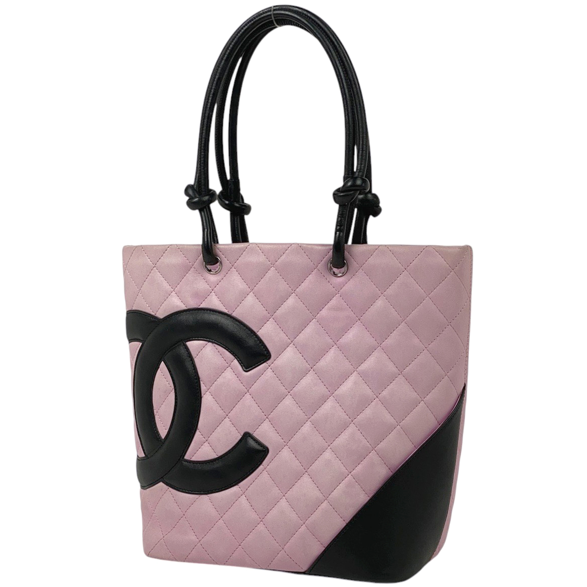 シャネル CHANEL カンボンライン ミディアム トートバッグ ココマーク ハンドバッグ トートバッグ レザー ピンク A25167 レディース 中古拍卖