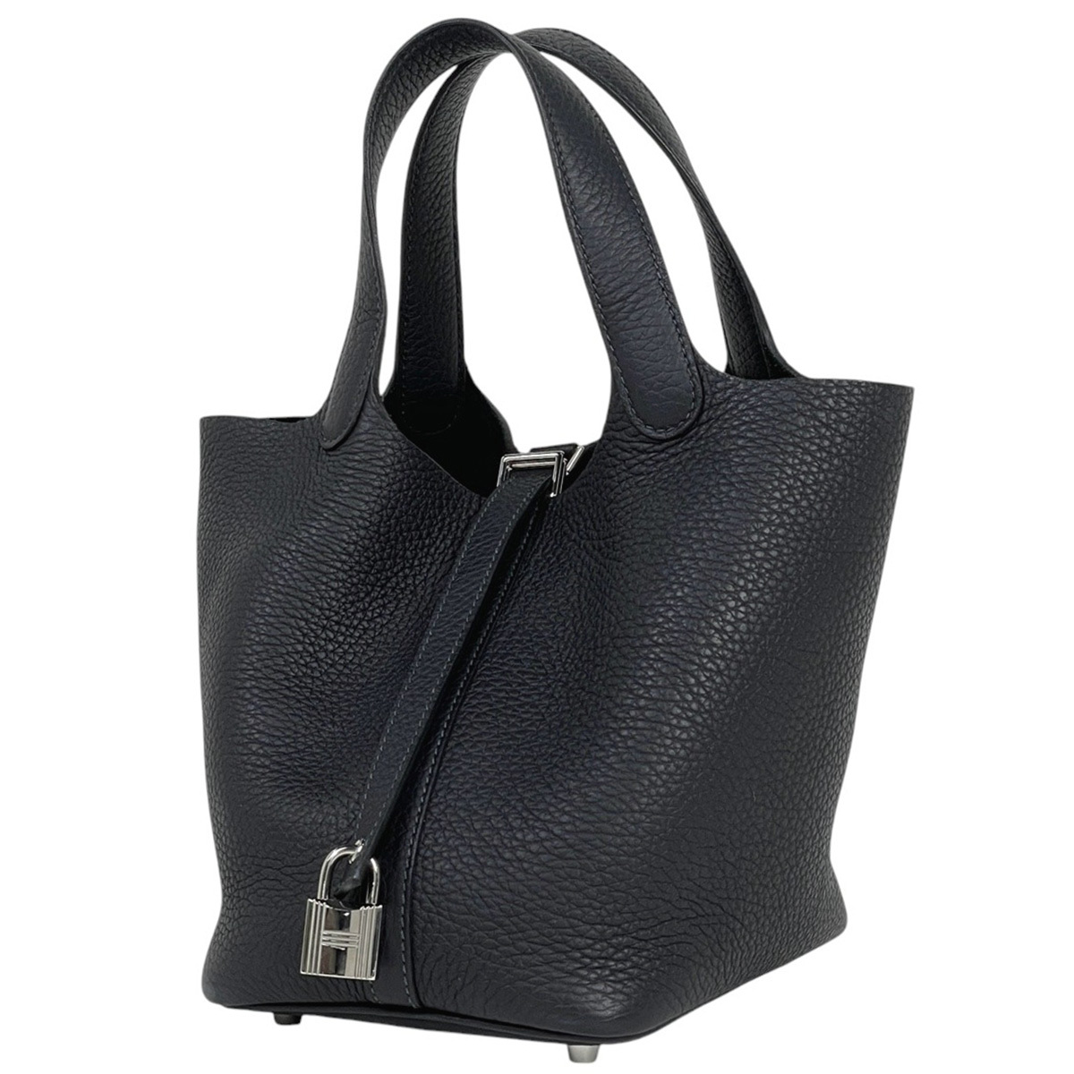 エルメス HERMES ピコタンロック PM ミニバッグ ハンドバッグ トリヨンクレマンス ブラック B レディース 【中古】拍卖