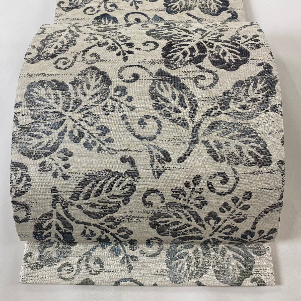 袋帯 美品 逸品 誉田屋源兵衛 落款 ますいわ屋 灰白 六通 正絹 【中古】拍卖