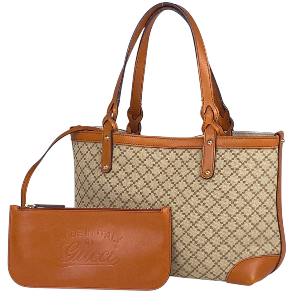 グッチ GUCCI ディアマンテ トートバッグ ハンドバッグ トートバッグ キャンバス ブラウン 269878 レディース 【中古】拍卖