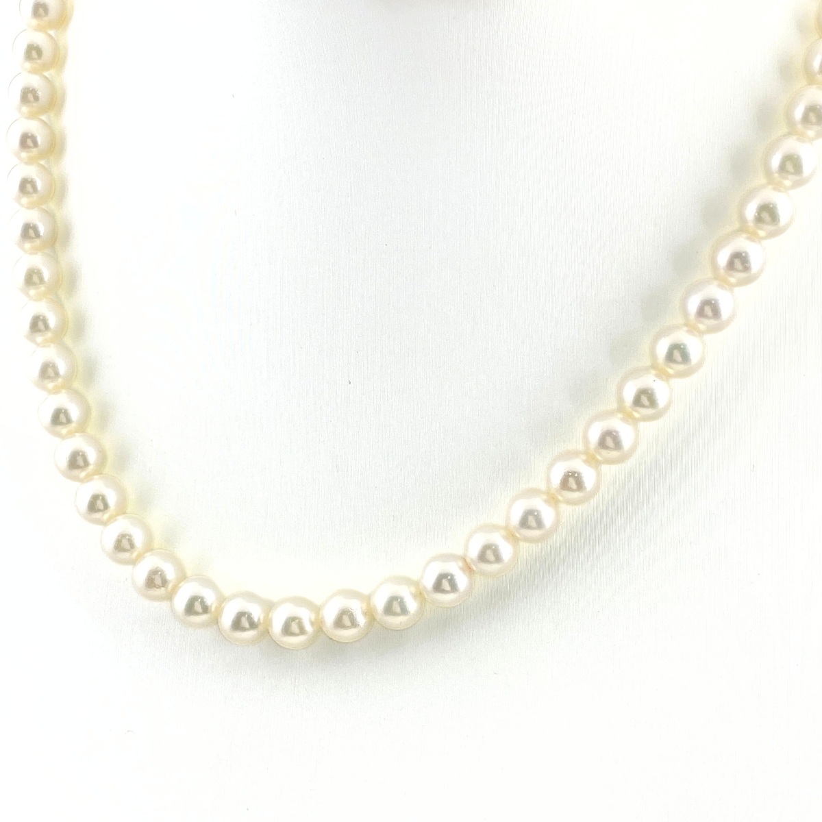 ミキモト MIKIMOTO パール デザインネックレス シルバー 真珠 silver ネックレス SV パール レディース 【中古】拍卖