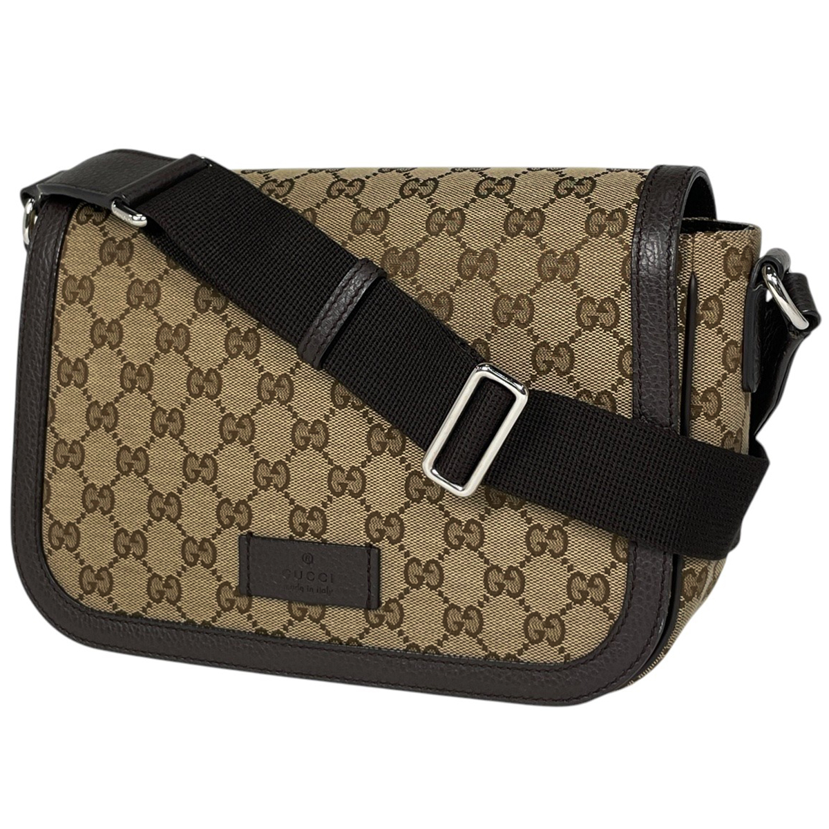 グッチ GUCCI GG柄 ショルダーバッグ メッセンジャーバッグ 斜め掛け ショルダーバッグ GGキャンバス ブラウン 449172 レディース 【中古】拍卖