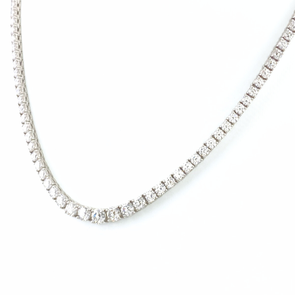 ミキモト MIKIMOTO メレダイヤ デザインネックレス プラチナ ペンダント ネックレス Pt950 Pt850 ダイヤモンド レディース 【中古】拍卖