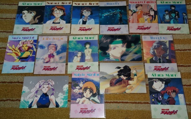 ■【神秘の世界エルハザード】1997年頃発行のトレーディングカード60種(ノーマルカード・コンプリートされてません)+ダブリ21枚拍卖