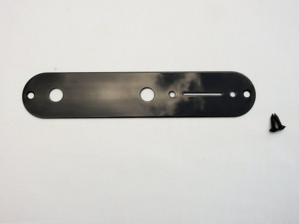 ブランド不明 コントロールプレート テレキャスター用 ブラック 程度上拍卖