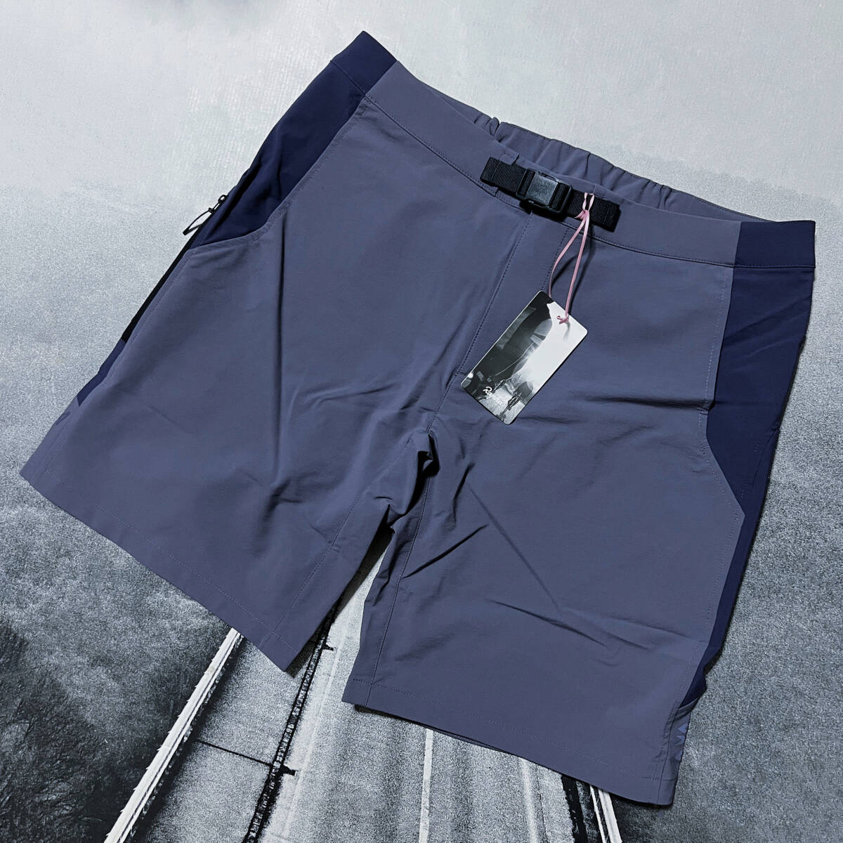 新品 Rapha Men’s Explore Shorts Lサイズ グレーパープル ラファ メンズ エクスプロア ショーツ ハーフパンツ ナイロン素材拍卖