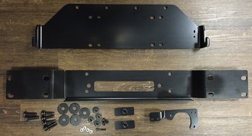 USジープ/MOPAR 純正品 JEEP JKラングラー 10周年記念 ルビコン フロントバンパー ウィンチマウントキット拍卖